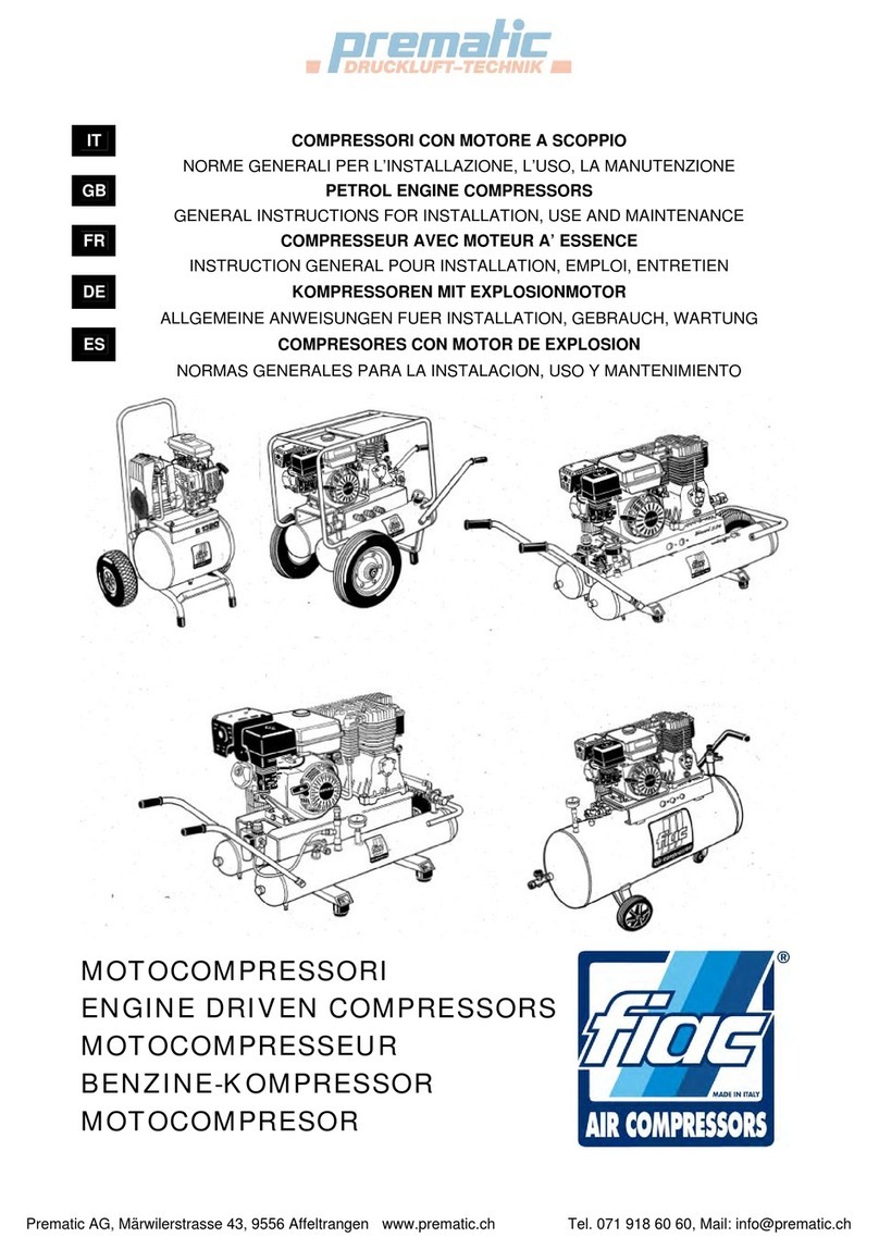 fiac Prematic S1320 General instruction for installation use and maintenance