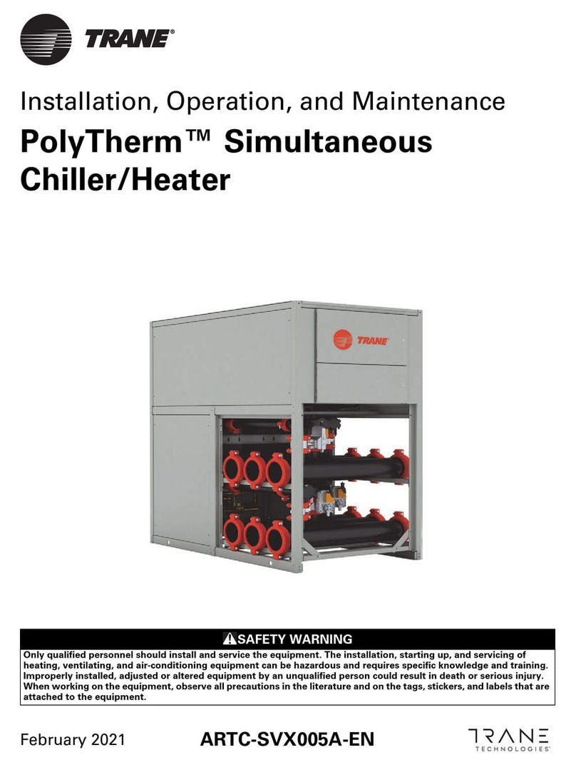 Trane PolyTherm ARTC-SVX005A-EN Installation, operation and maintenance