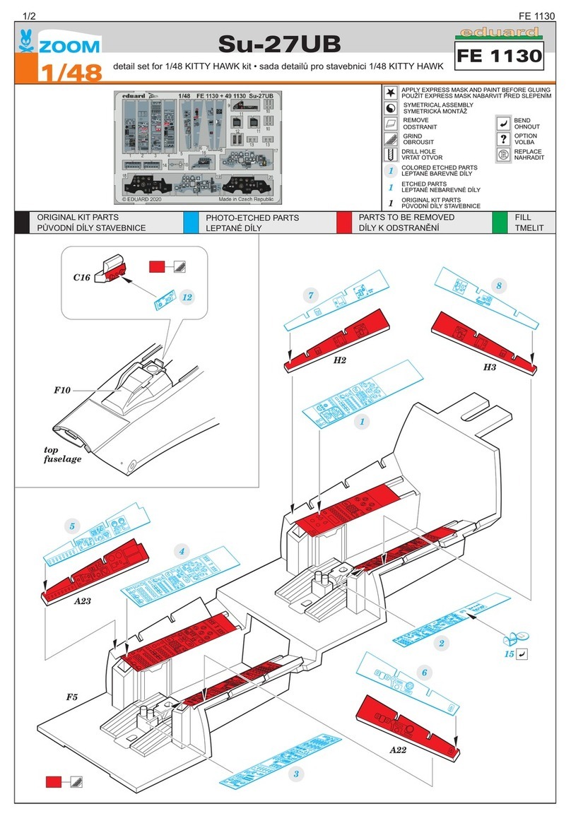 Eduard ZOOM Su-27UB manual