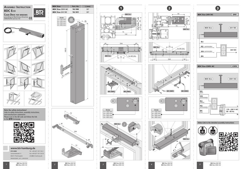 BTR BDC Eco Assembly instruction
