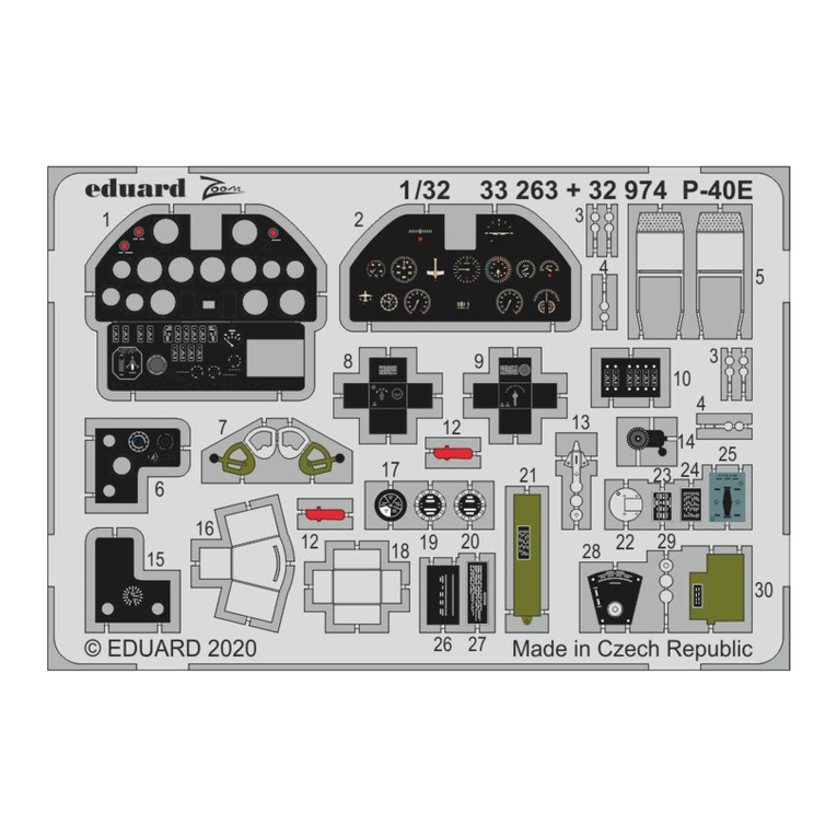 Eduard ZOOM P-40E User manual Eduard ZOOM P-40E User manual
