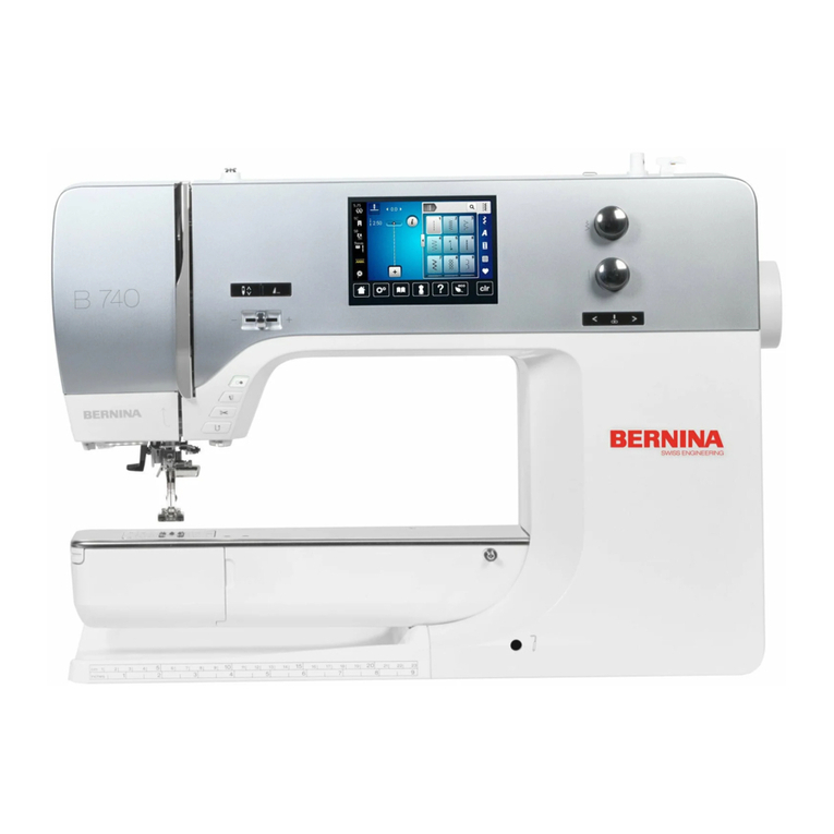Bernina 740 Favorite user manual