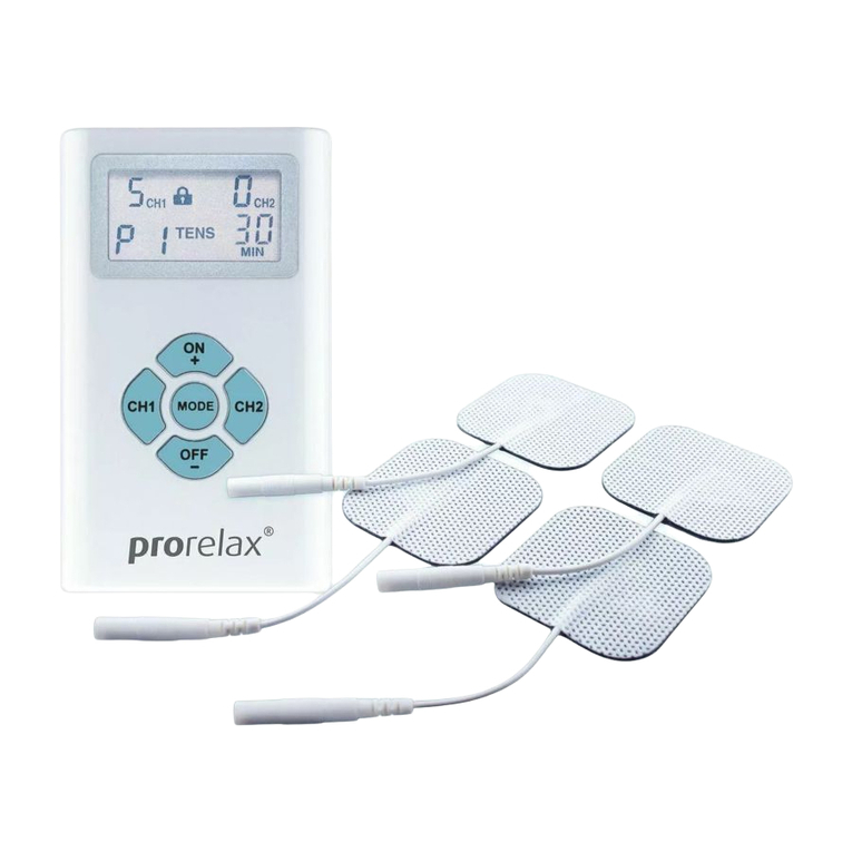 Prorelax TENS+EMS SUPER DUO User manual