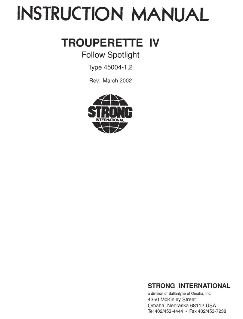 Strong TROUPERETTE IV instruction manual