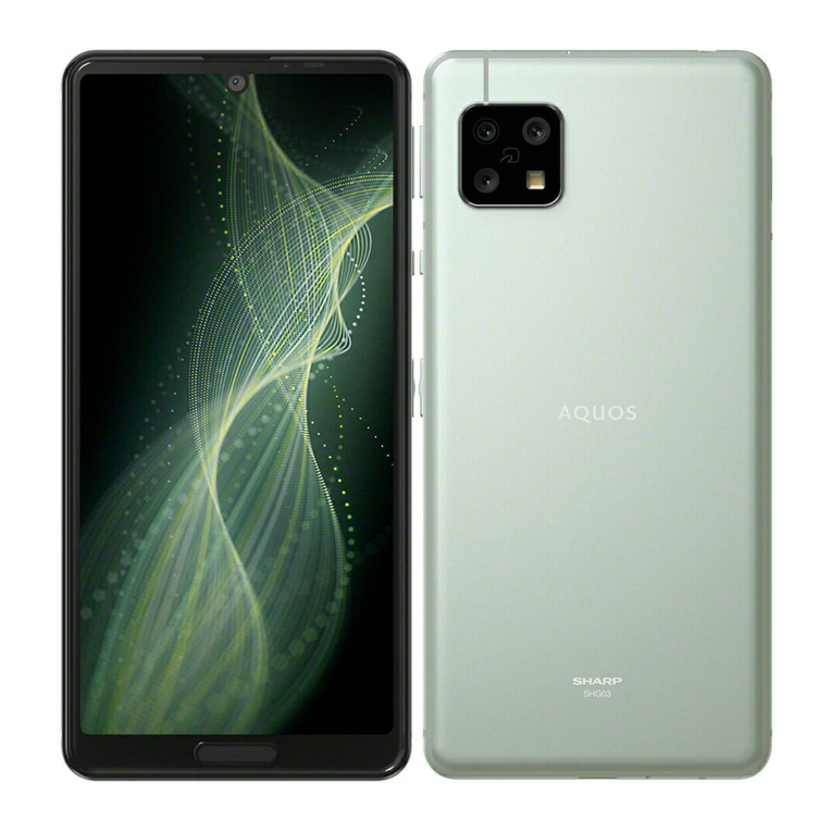 Aquos sense5G SHG03 User manual