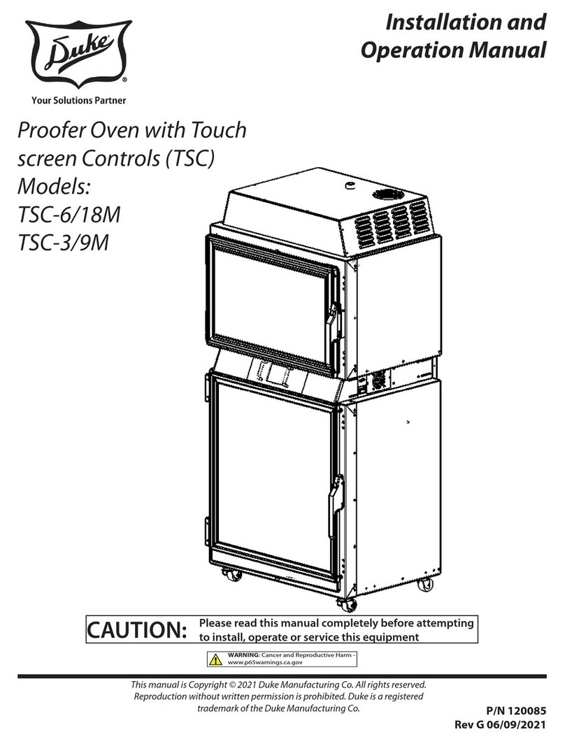 Duke TSC-6/18M User manual Duke TSC-6/18M User manual