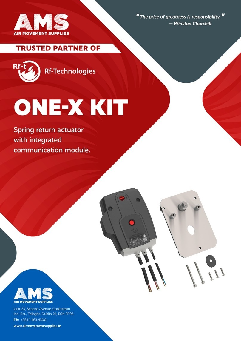 AMS Rf-t ONE-X 24 User manual
