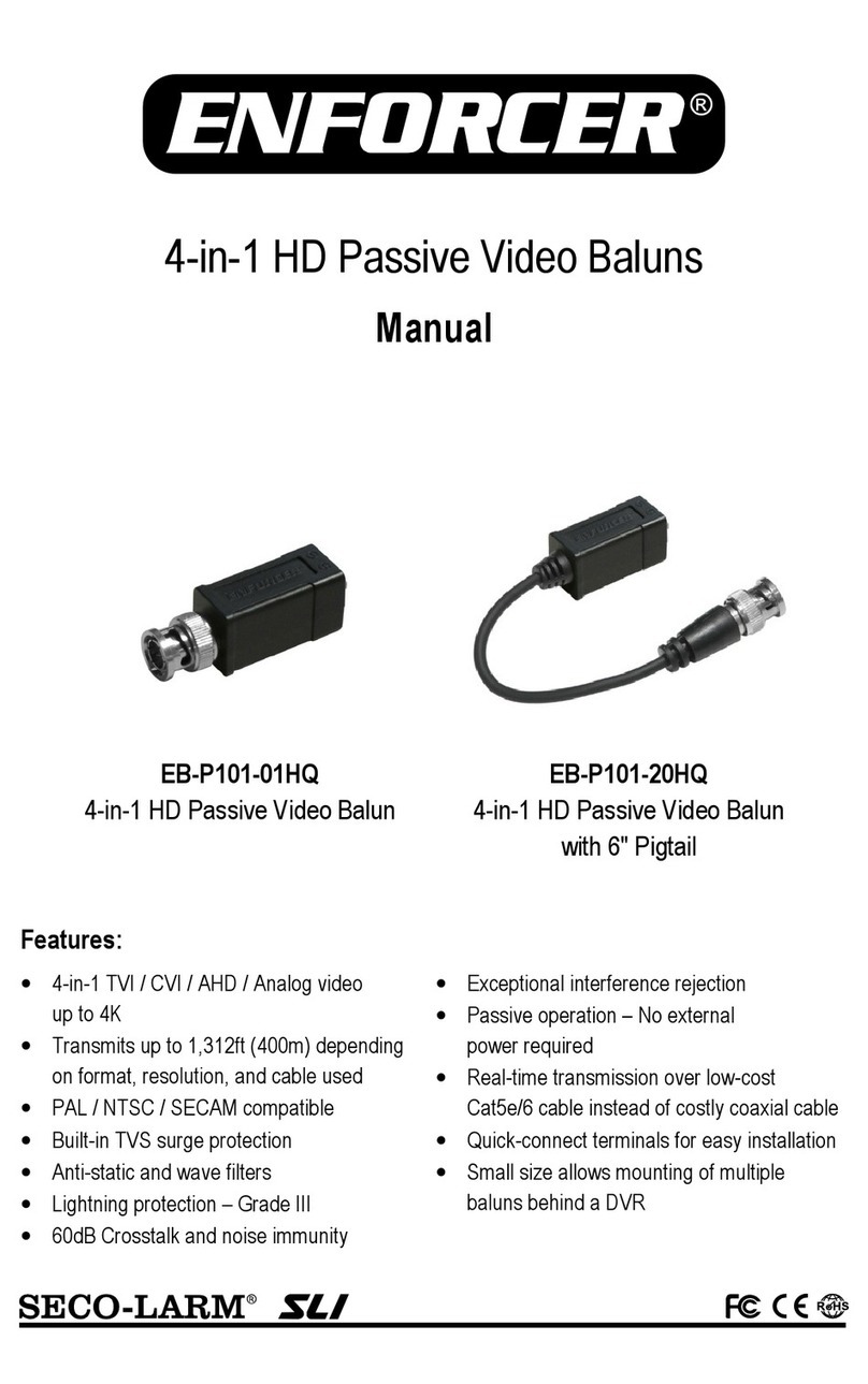 ENFORCER Seco-Larm SLI EB-P101-01HQ User manual
