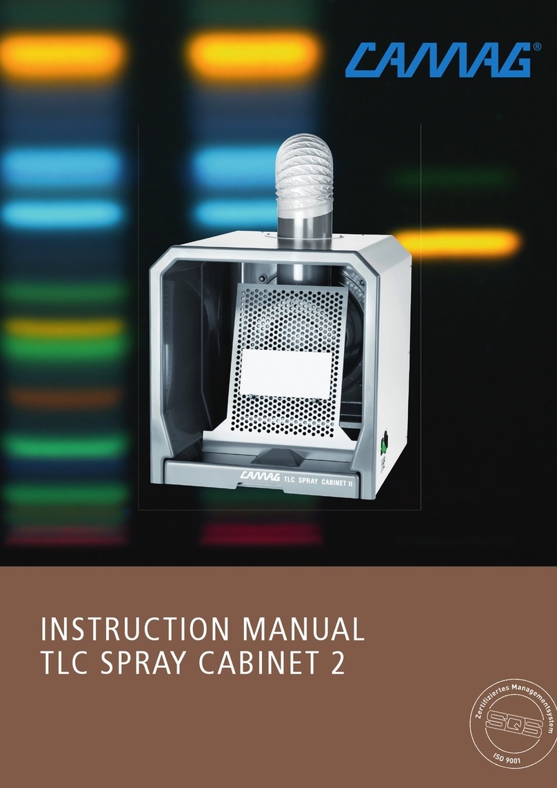CAMAG TLC SPRAY CABINET 2 User manual