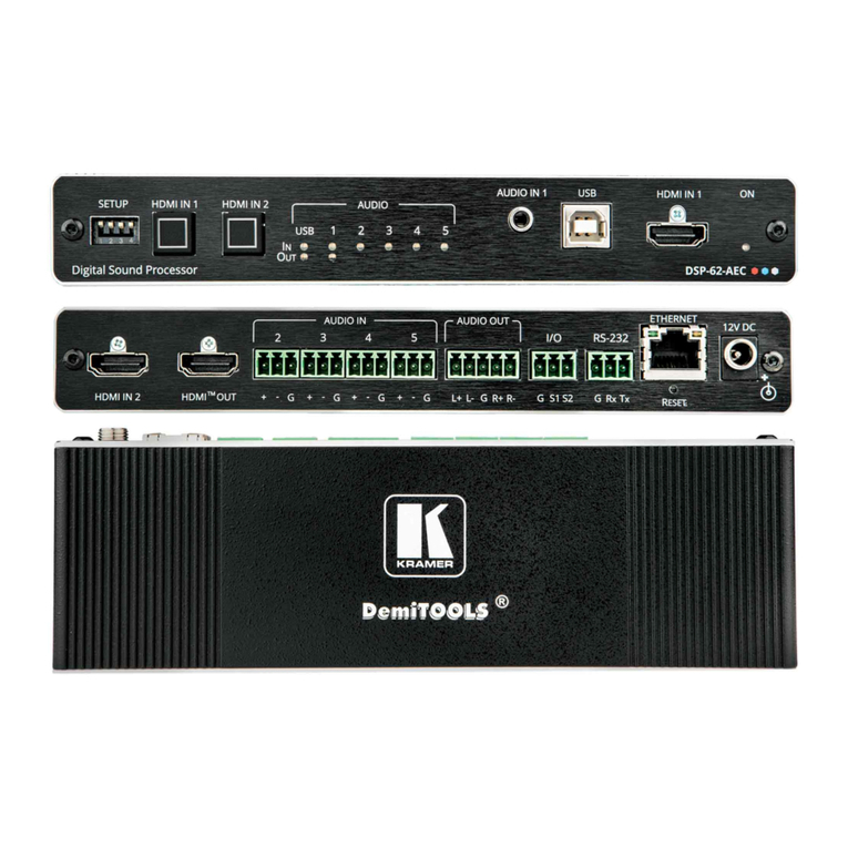 Kramer DSP-62-AEC user manual