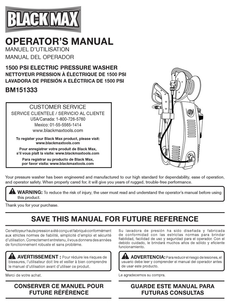 Black Max BM151333 User manual