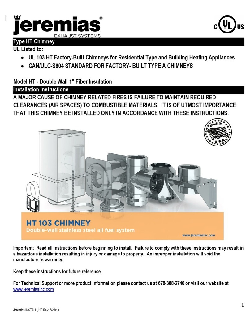 Jeremias HT 103 installation instructions