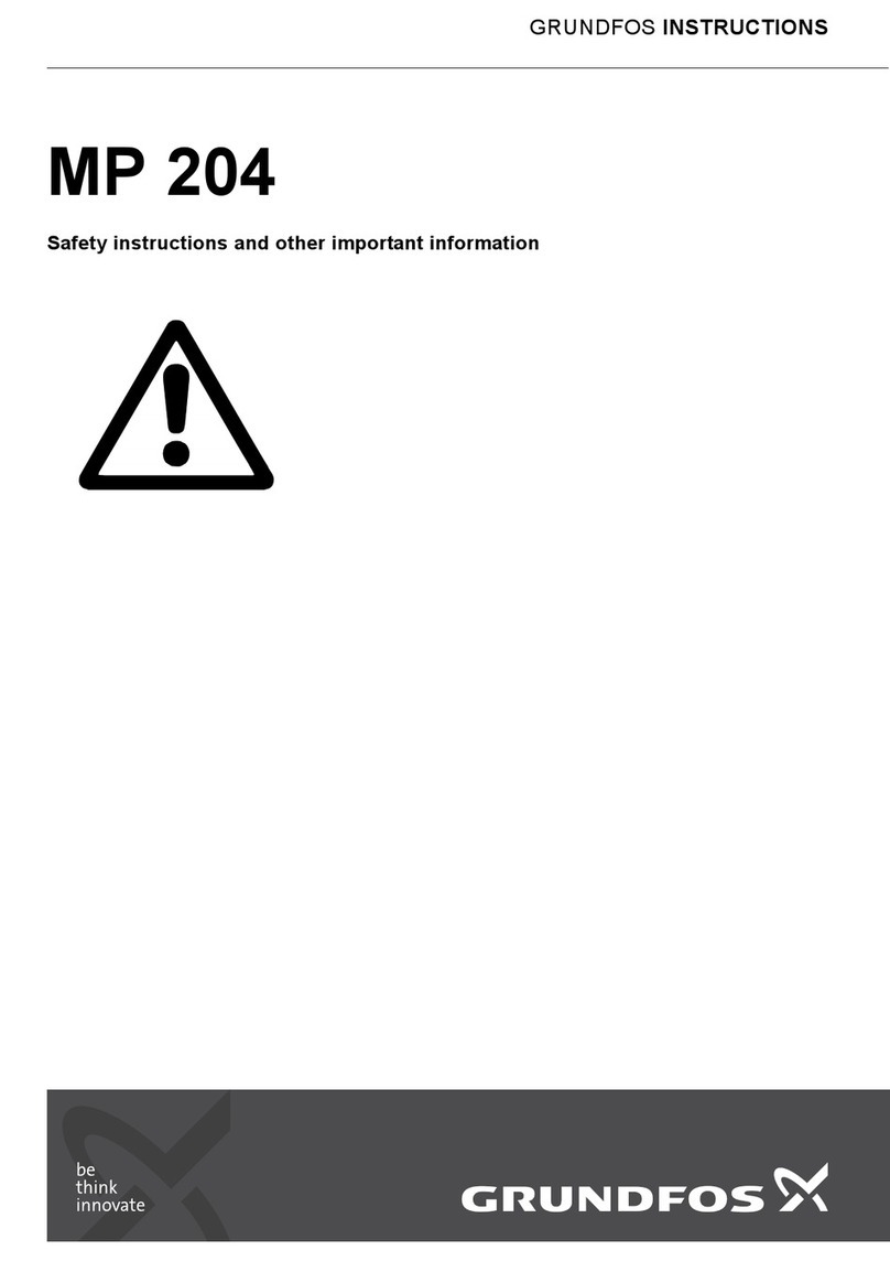 Grundfos MP 204 instructions