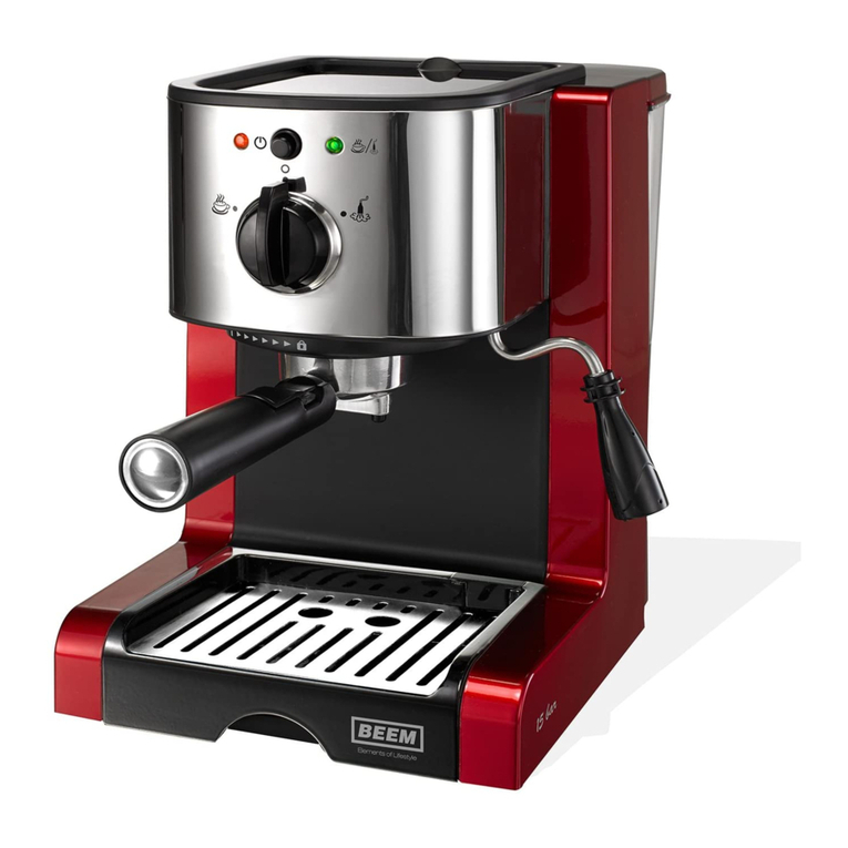 Beem Espresso Perfect Crema Plus User manual Beem Espresso Perfect Crema Plus User manual