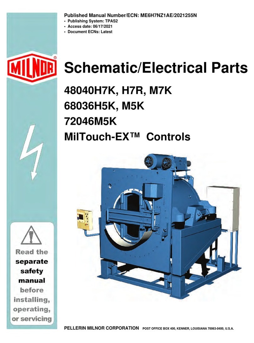 Milnor 48040H7K Schematic/Electrical Parts