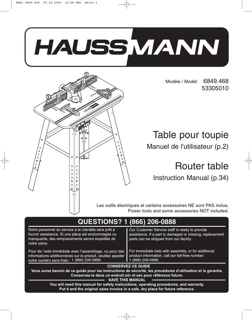 Haussmann 6849.468 User manual
