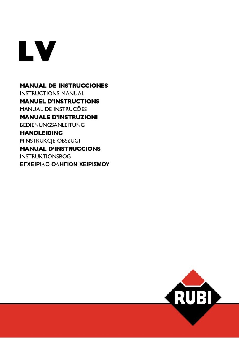 Rubi LV Series instruction manual