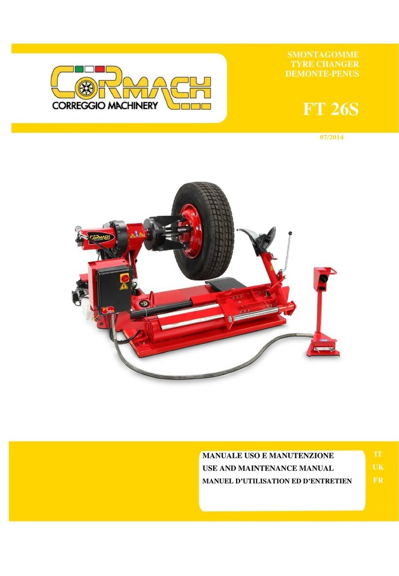 Cormach FT 26S Use and maintenance manual