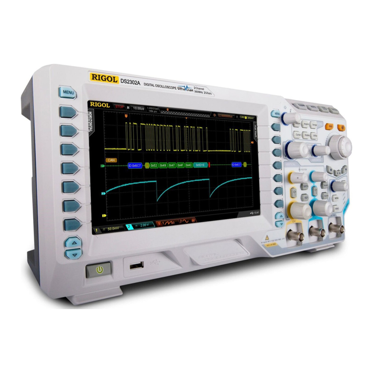 Rigol DS2000 Series Quick start guide