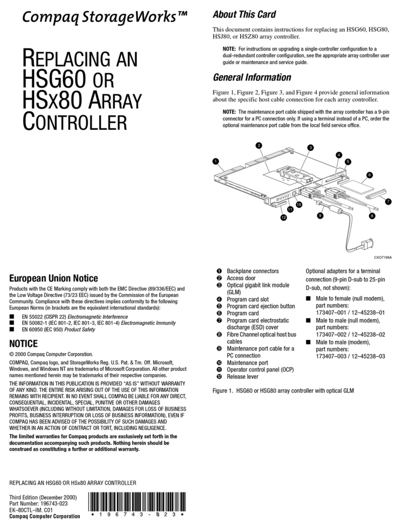 Compaq Storageworks HSG80 quick start guide Compaq Storageworks HSG80 quick start guide