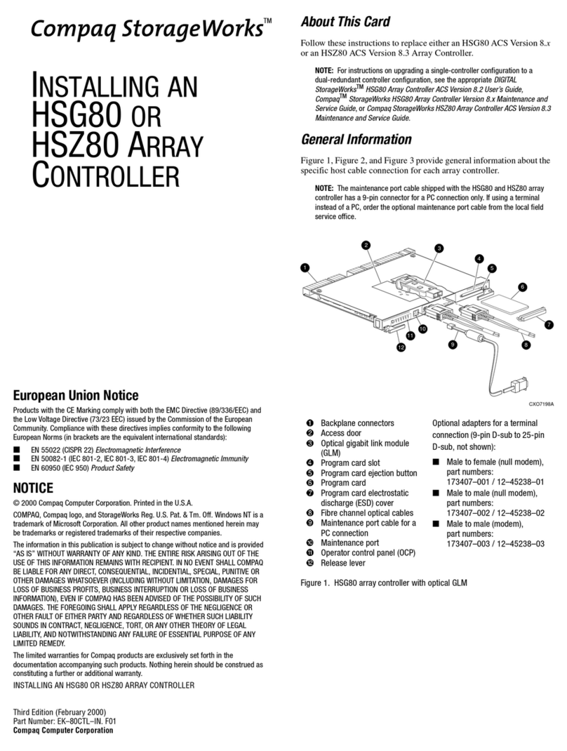Compaq Storageworks HSG80 instructions