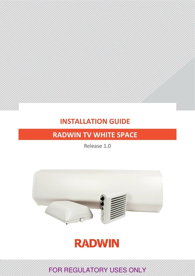 Radwin TV White Space User manual