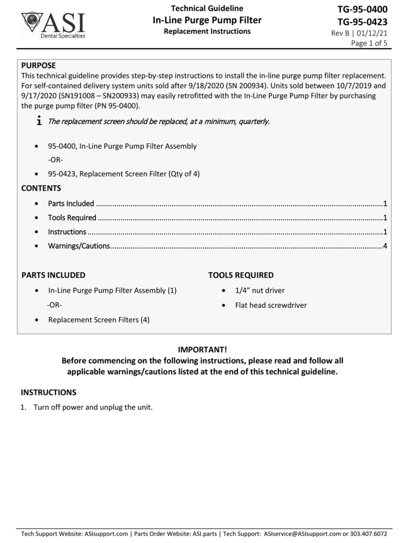 ASI TG-95-0400 Replacement instructions