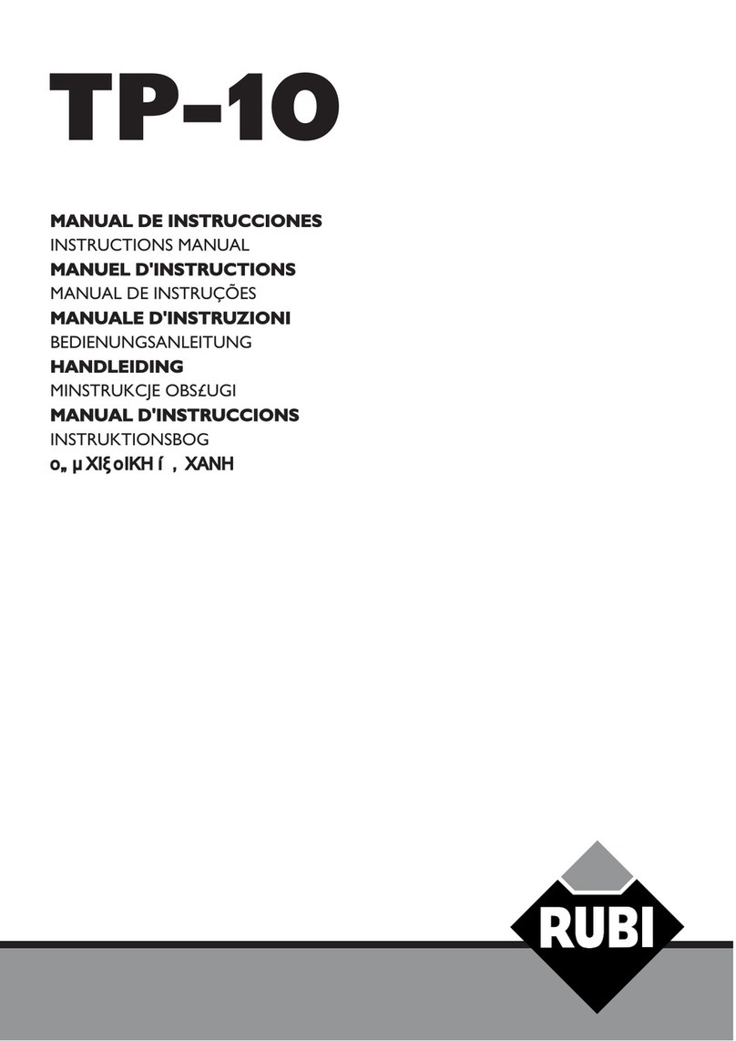 Rubi TP-10 instruction manual