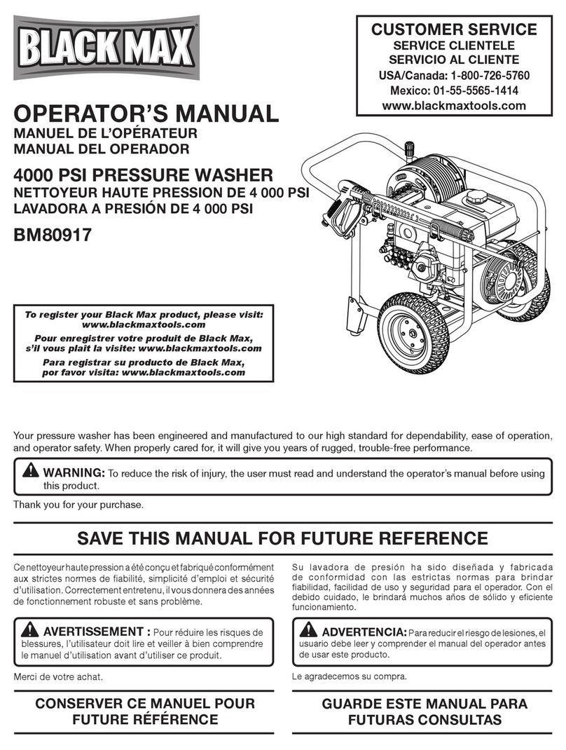 Black Max BM80917 Operator's manual