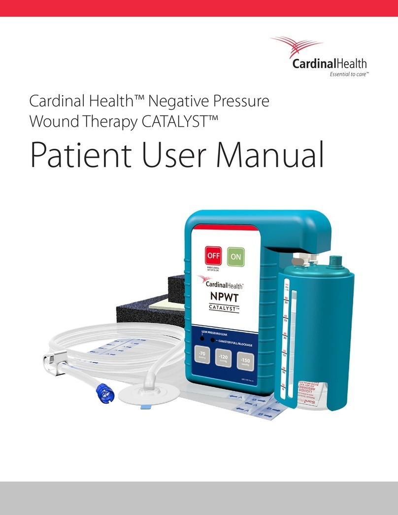 Cardinal Health CATALYST NPWT User manual Cardinal Health CATALYST NPWT User manual