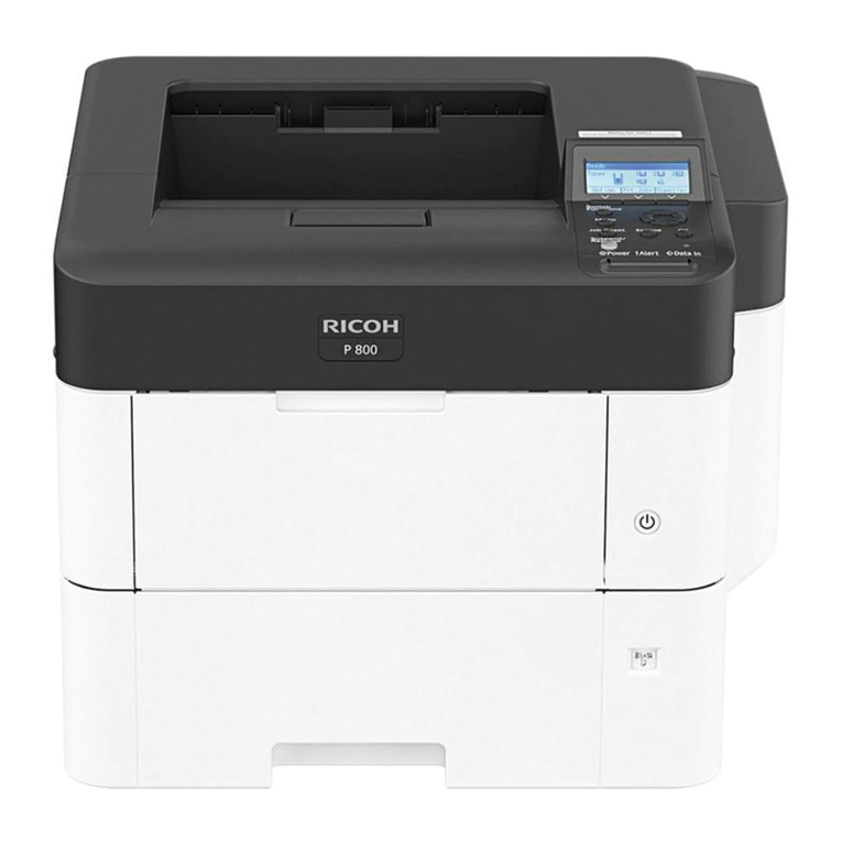 Ricoh P800 User manual