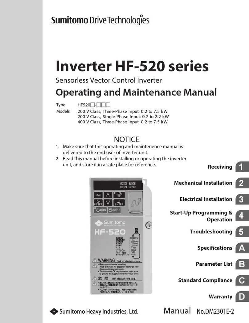 Sumitomo HF-520 Series Operating and maintenance manual Sumitomo HF-520 Series Operating and maintenance manual