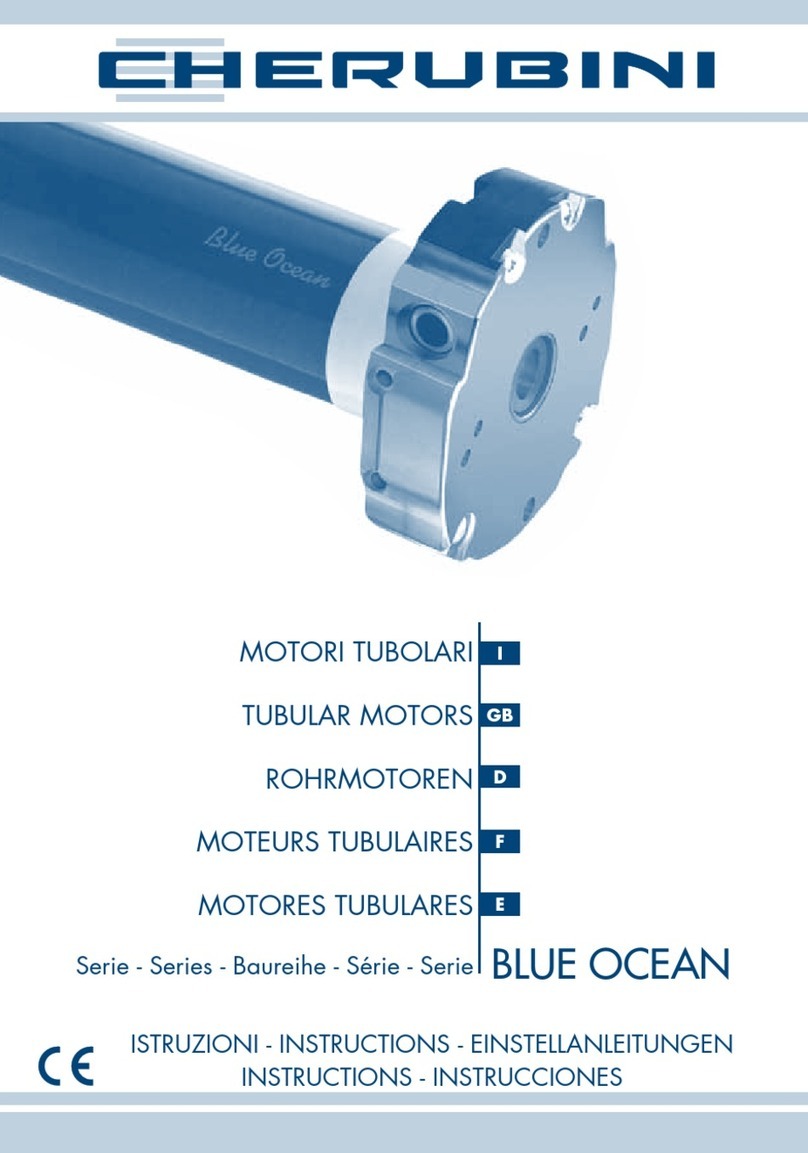CHERUBINI BLUE OCEAN Series User manual CHERUBINI BLUE OCEAN Series User manual