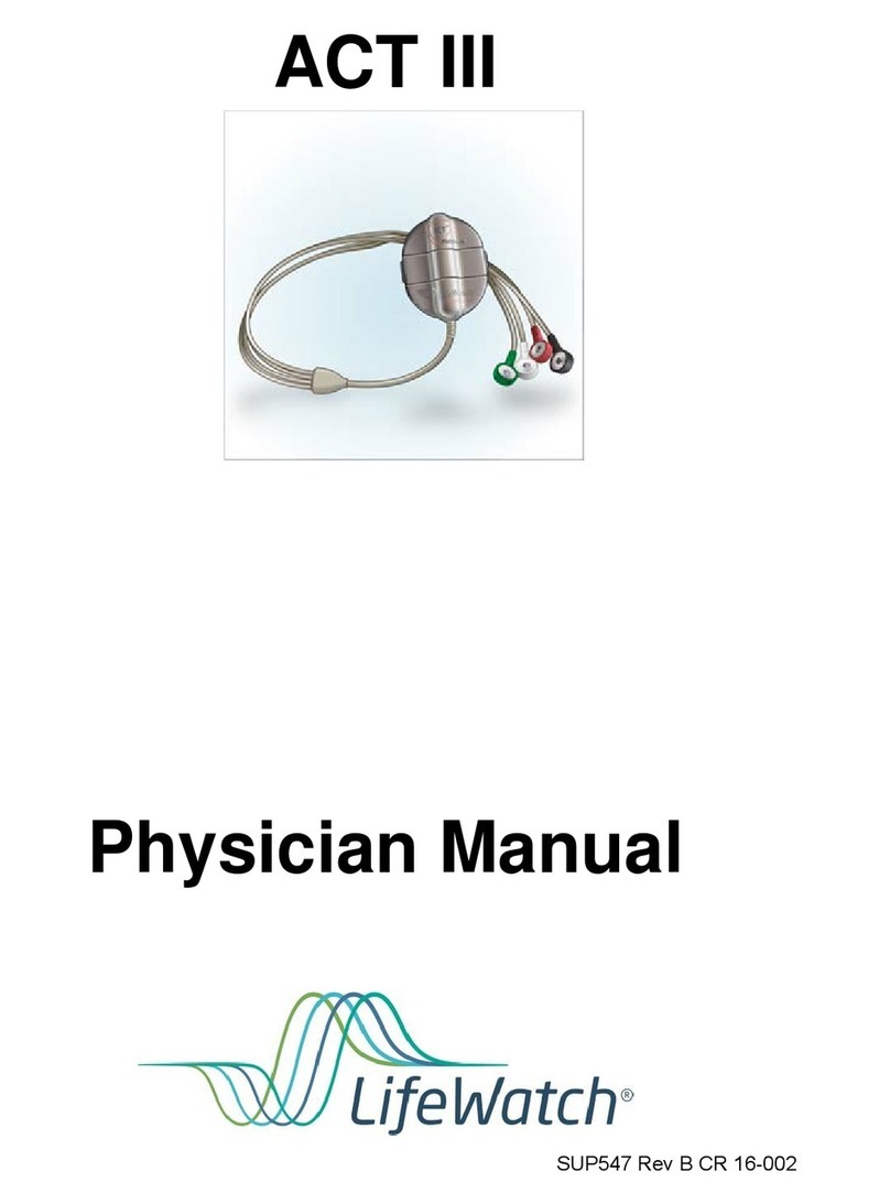 LifeWatch ACT III Physician's Manual