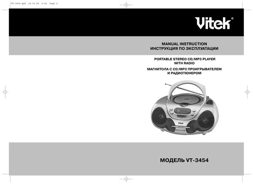 Vitek VT-3454 Manual instruction