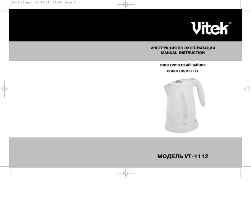 Vitek VT-1112 Manual instruction