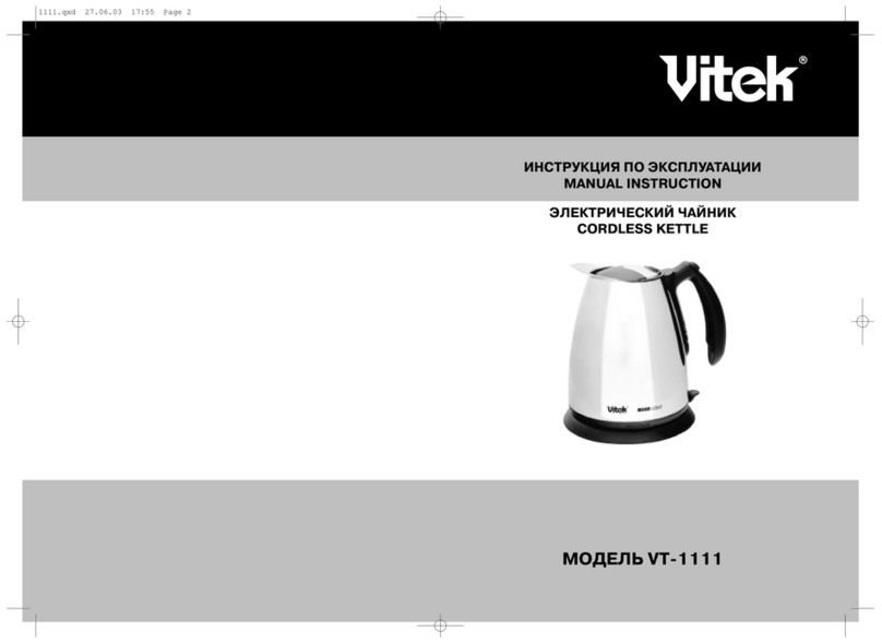 Vitek VT-1111 Manual instruction