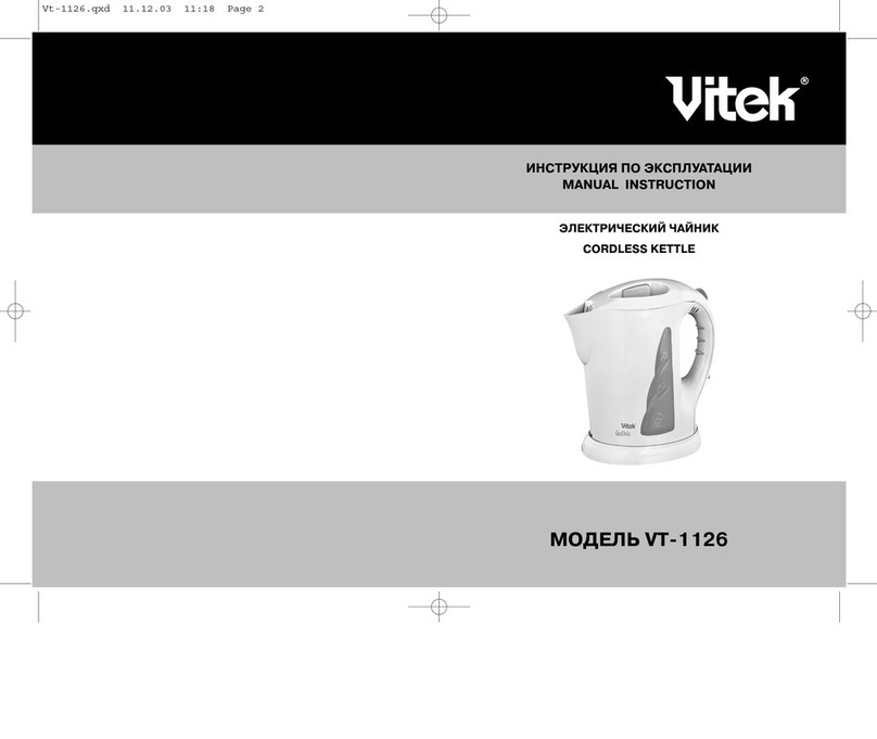Vitek VT-1126 Manual instruction