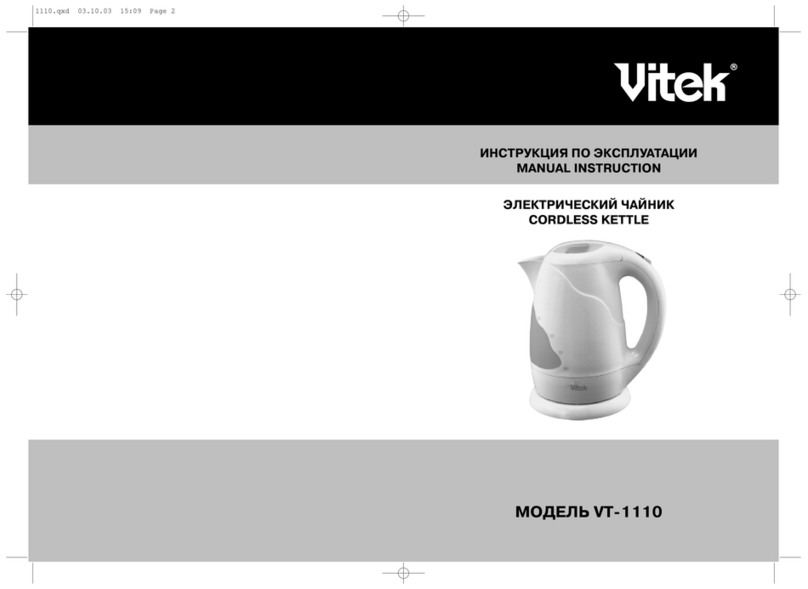 Vitek VT-1110 Manual instruction