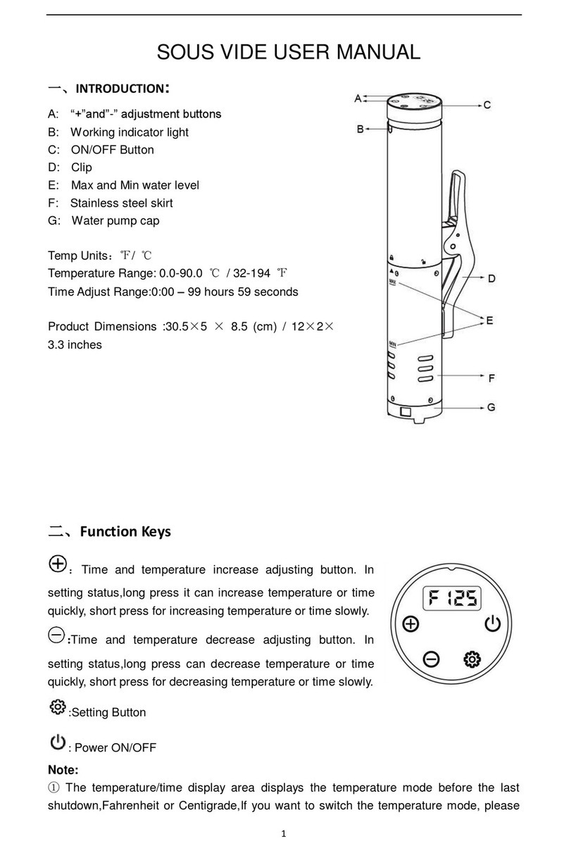 Greater Goods SOUS VIDE user manual