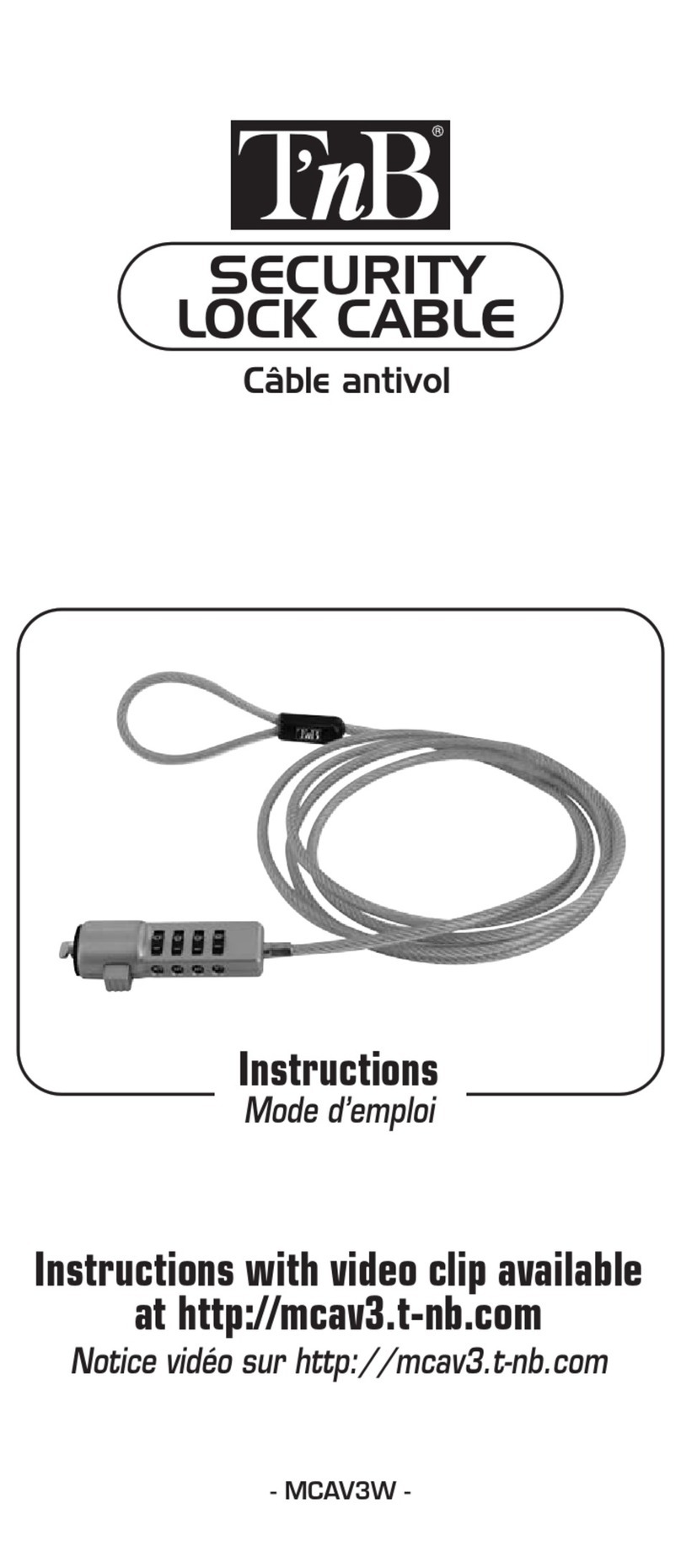 T'nB MCAV3W instructions