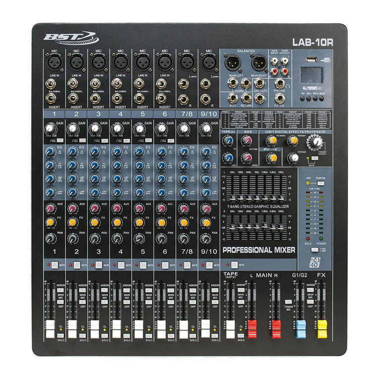 BST LAB10-R User manual