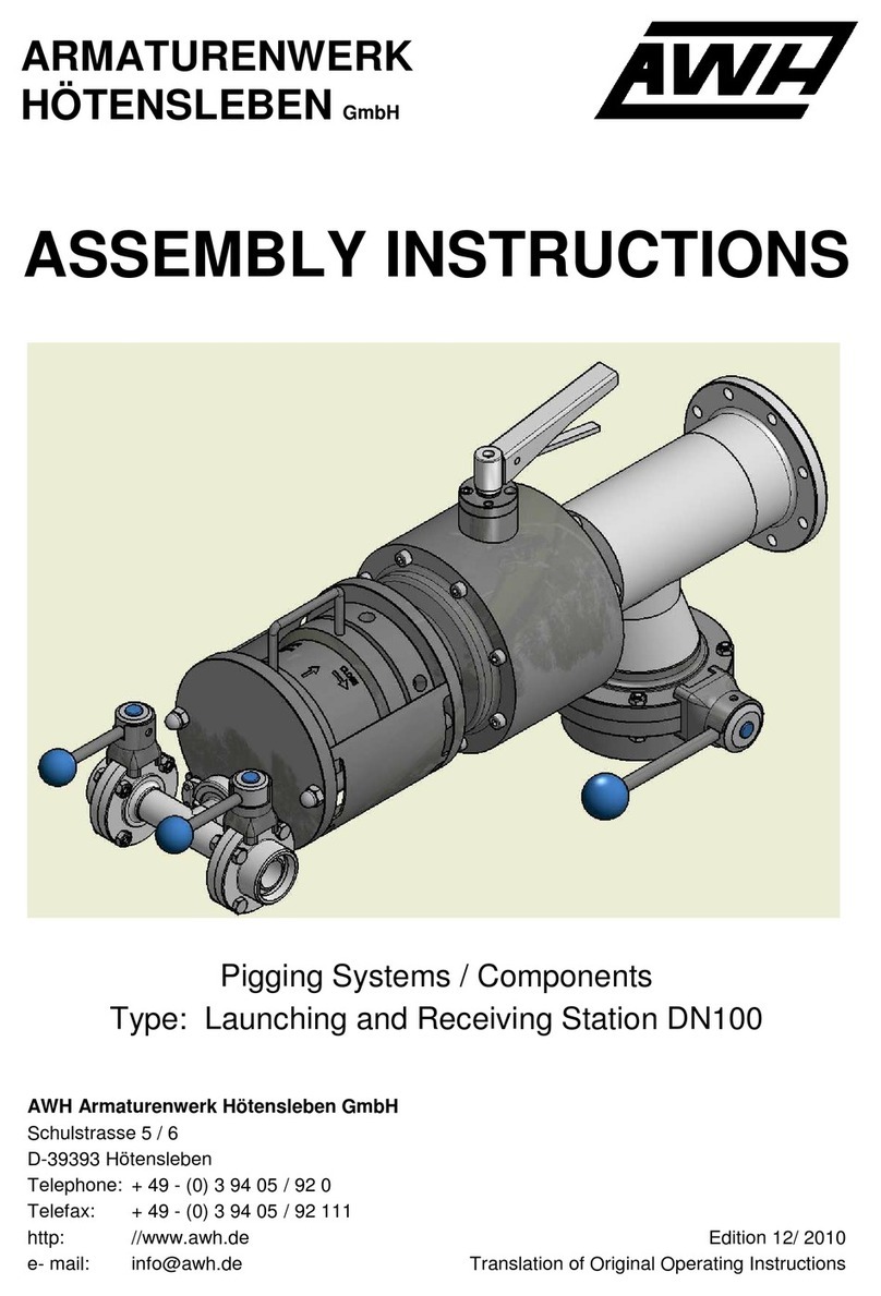AWH DN100 Assembly instructions