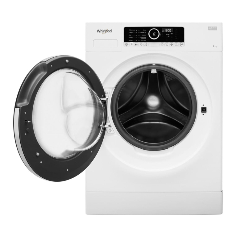 Whirlpool FSCR90410 Installation and operation manual