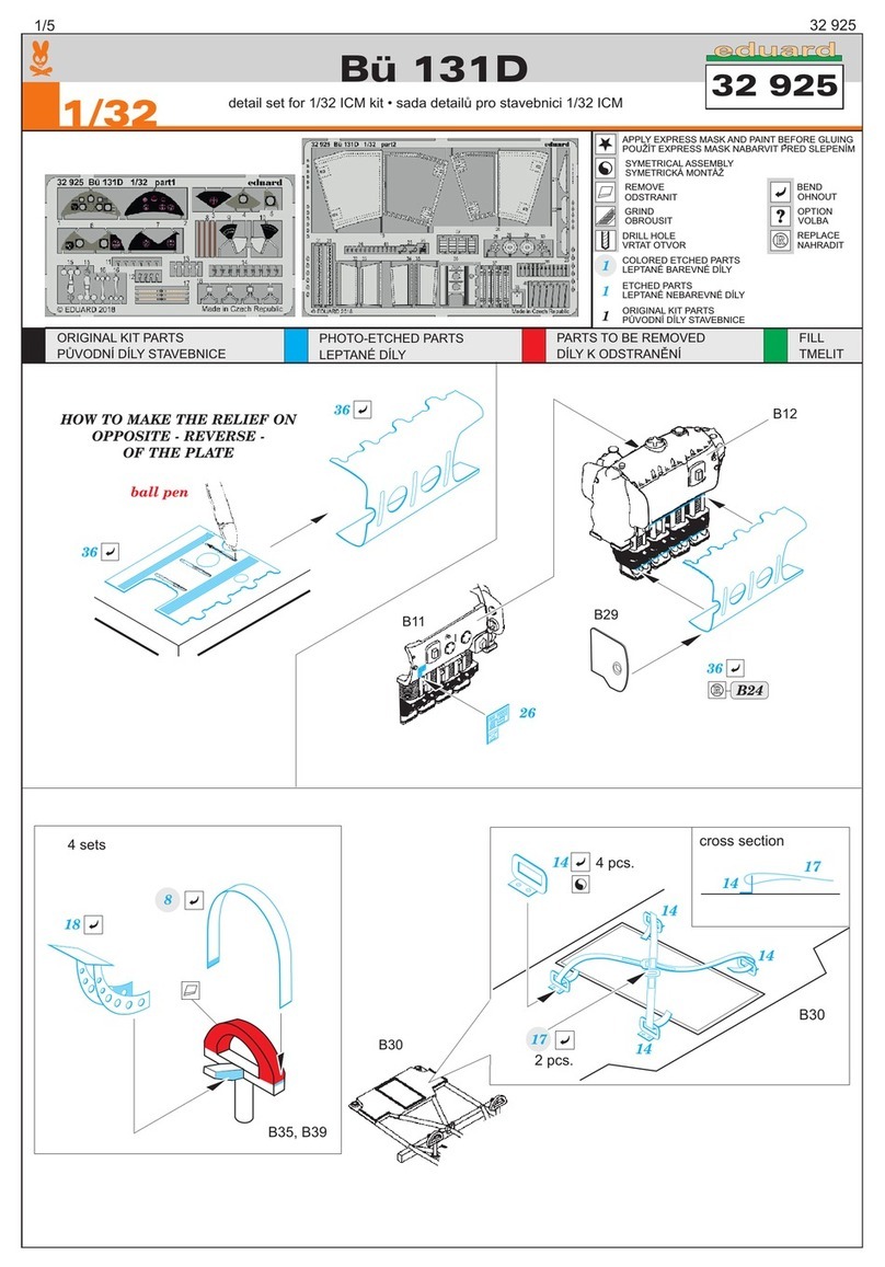 Eduard Bu 131D quick start guide