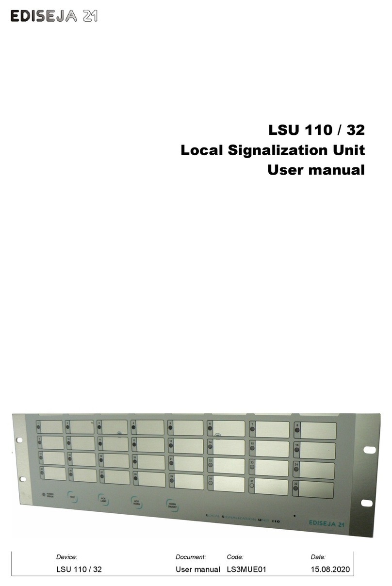 Ediseja 21 LSU 110/32 user manual