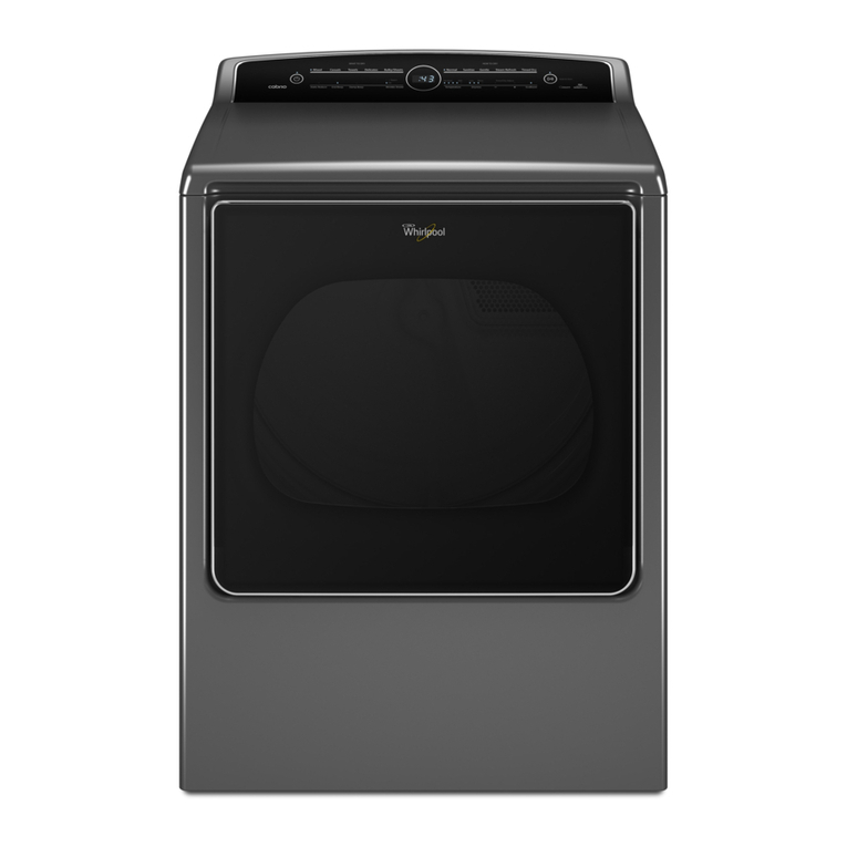 Whirlpool WED8500DC User manual Whirlpool WED8500DC User manual