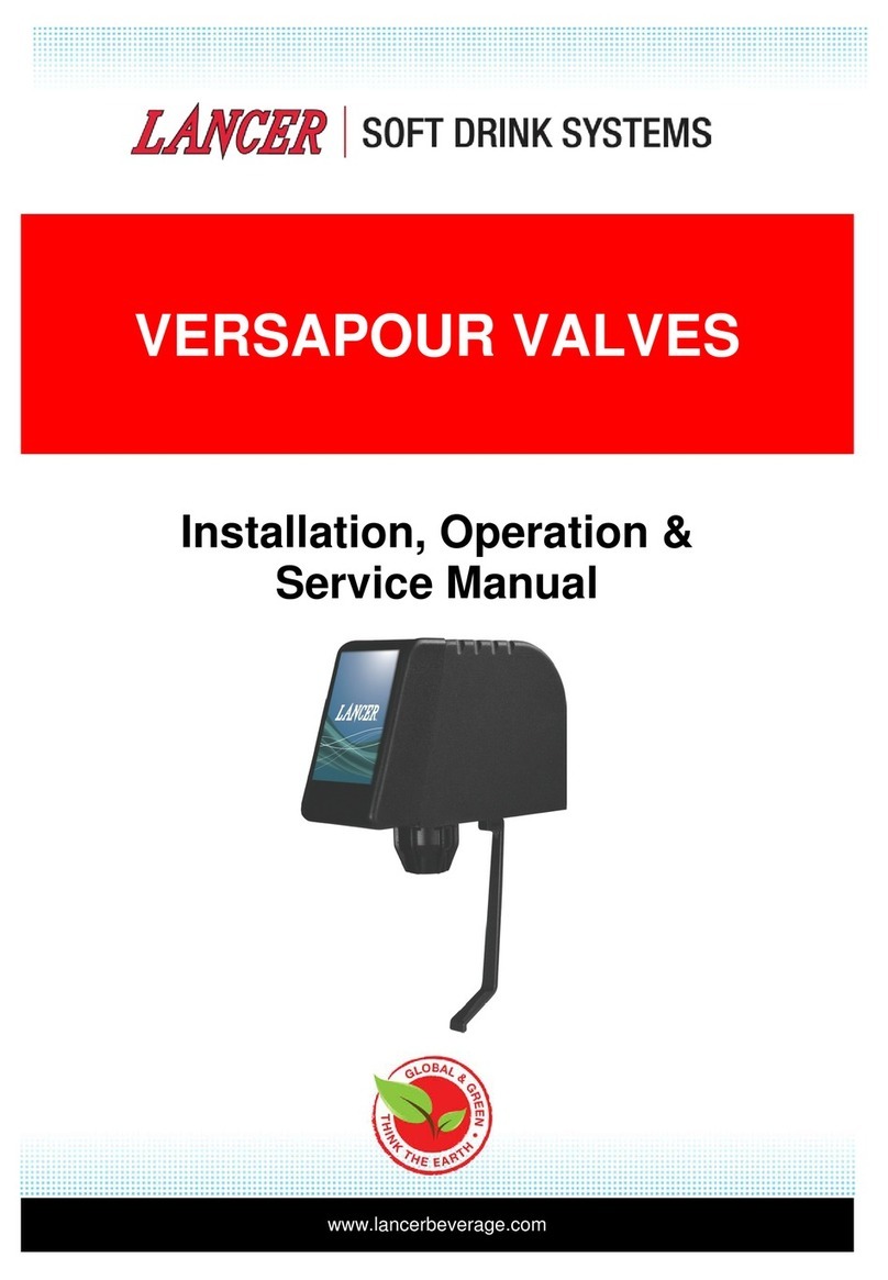 lancer 21000165 Installation, operation & service manual