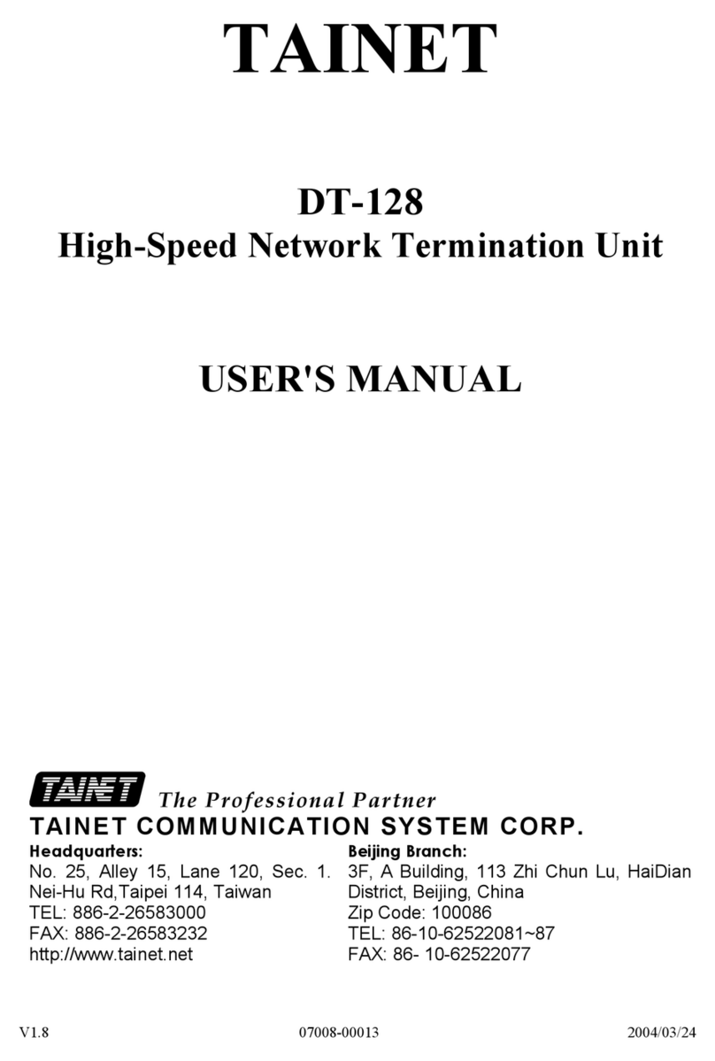 Tainet DT-128 Series user manual