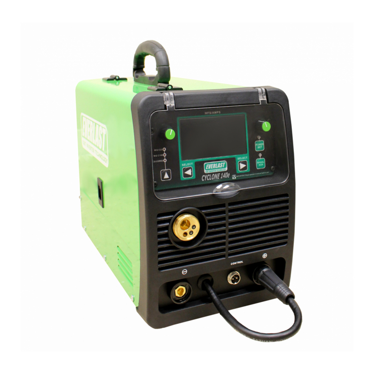 Everlast CYCLONE 140E Operator's manual Everlast CYCLONE 140E Operator's manual
